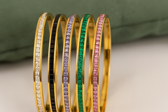 RAINBOW IVY STONE BRACELET STACK - Rinsedlight