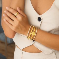 THE GOLDEN HORIZON BRACELET STACK - Rinsedlight