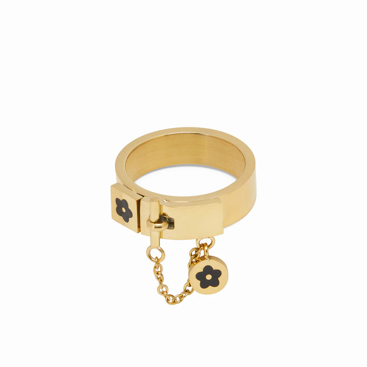 OCEAN WHISPER GOLD RING - Rinsedlight