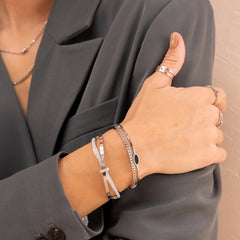 GLOW LINE SLEEK BRACELET - Rinsedlight