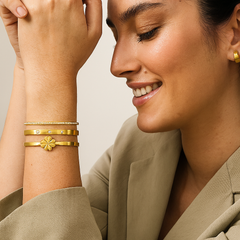 THE GOLDEN HORIZON BRACELET STACK - Rinsedlight