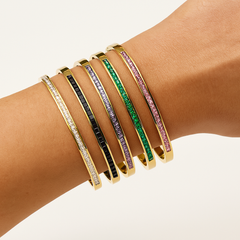 RAINBOW IVY STONE BRACELET STACK - Rinsedlight