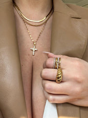 QUINTUPLET INTERLOCKED RING - Rinsedlight