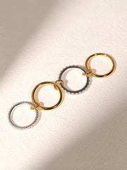 QUINTUPLET INTERLOCKED RING - Rinsedlight